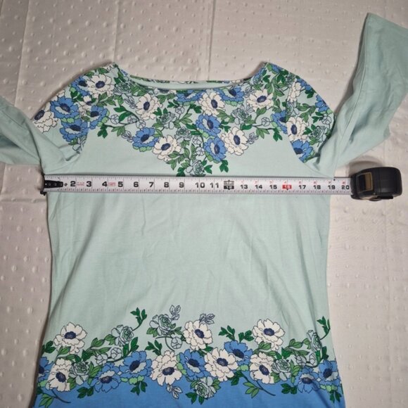 Talbots Women's exquisite floral patterned top Size M - Picture 6 of 9